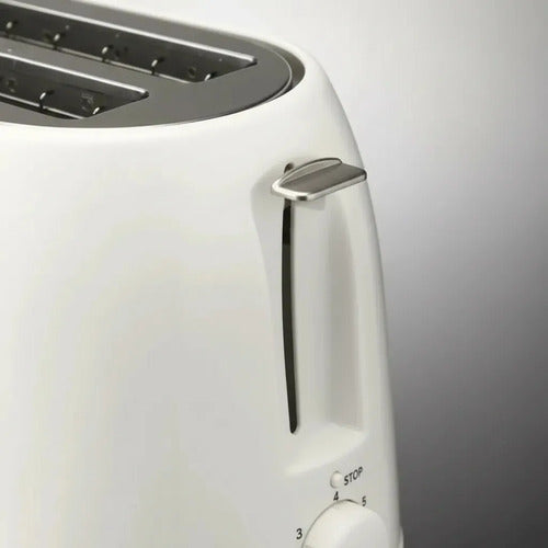 Tostadora Eléctrica Enova 750w 2 Posiciones Blanca Blanco