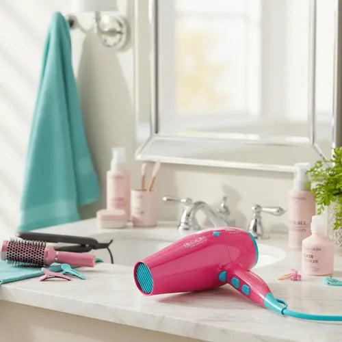 Secador De Pelo Ga.ma Diamond Bloom Pink Cool Shot 2300w C Rosa