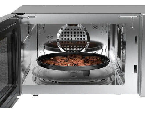 Microondas Whirlpool Wcollection Con Air Fry 29 Lts - Silver