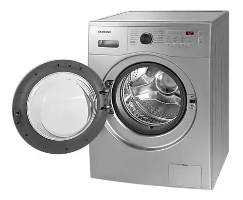 Lavarropas De Carga Frontal Samsung Ww70a4000s Silver Cts Plata