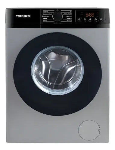 Lavarropa Inverter Silver Telefunken Tfk-wmcfsl 11 Programas Color Gris