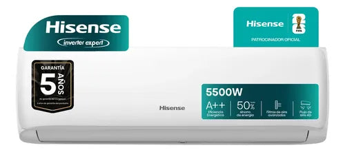 Aire Acondicionado Split Hisense Inverter 5500w Blanco A++