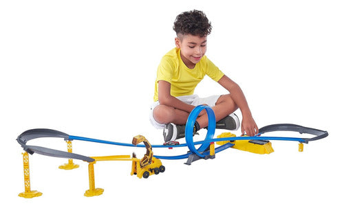 Set Pista Metal Machines Construction Destruction Zuru Cs Azul