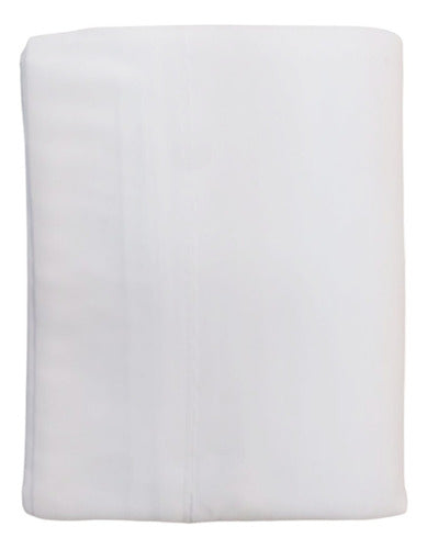 Juego Sabanas 1 Plaza 1/2 Fp Home Premium 300 Hilos Blancas Blanco Liso