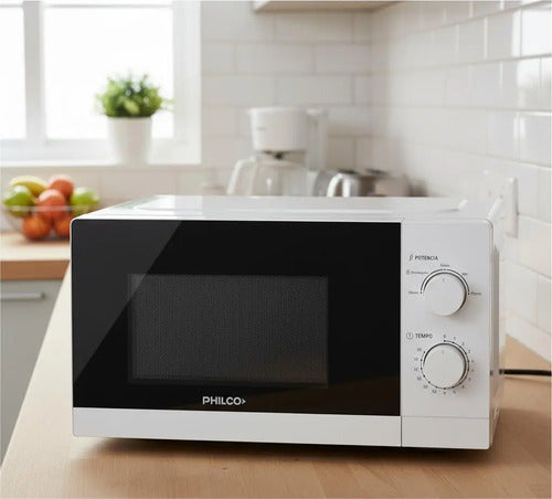 Microondas Philco Wphrw20uatm 20l Blanco 5 Niveles 700w Cs