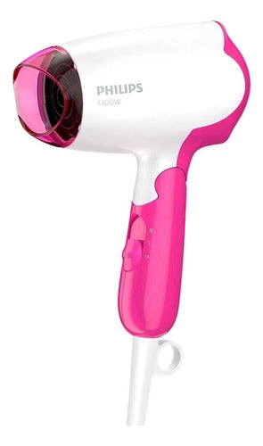 Secador De Pelo Philips Essential Bhd003 Blanco Y Rosa 1400w Color Blanco/rosa