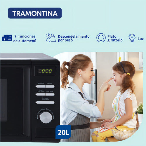 Microondas Glass Cook 20l Tramontina