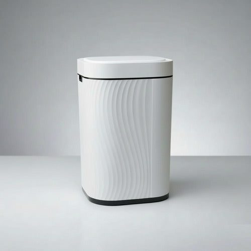 Cesto De Basura Inteligente De 15lts Con Sensor Vivendi Blanco
