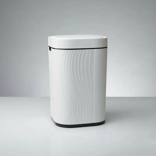 Cesto De Basura Inteligente De 15lts Con Sensor Vivendi Blanco