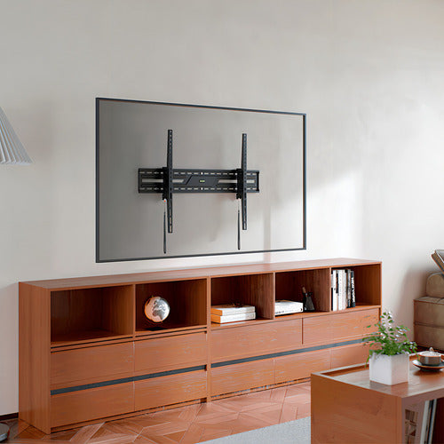Soporte Tv Led/lcd Apto Curvo Onebox De Pared 43 A 100 Color Negro