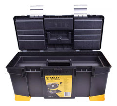 Caja Plástica Porta Herramientas C/ Manija Stanley 22-080 Cs Negro/amarillo