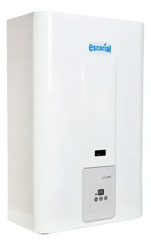 Calefón Gas Natural Escorial 14l Blanco Digital Automático Energía A Gn
