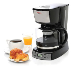 Liliana Desayuno Smarty Ac964 Color Negro Acero Inoxidable De Filtro 1,8 Litros