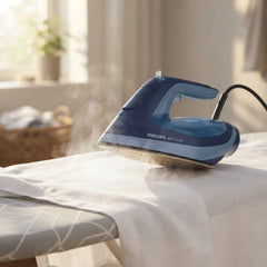 Plancha A Vapor Philips Serie 6000 Dst6120/20 2200w Azul Acero