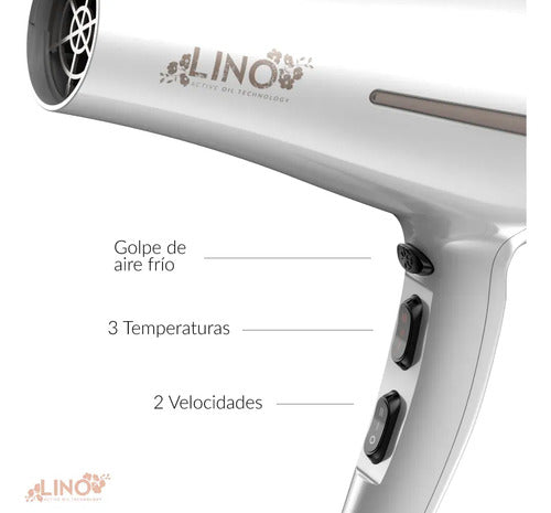 Combo Ga.ma Pack Secador Bora + Planchita Elegance Lino