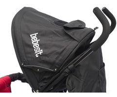 Cochecito De Bebe Paraguitas Bebesit Neuf 1058d Negro Rojo - Rojo - Negro