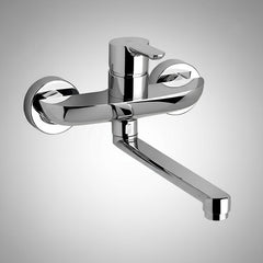 Grifería De Pared Monocomando Cocina Fv 406/b5 Puelo Cromo Cromo Cromado