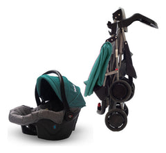 Cochecito Huevito Travel System Eos Bebesit 1337ts-j Verde Verde Oscuro Negro