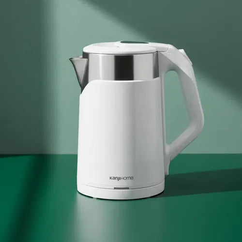 Jarra Pava Electrica Kanji Kjh-pe15003s Blanca Acero 1.8lts Blanco