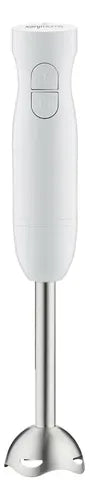 Minipimer Mixer Kanji 2 Velocidades Cuchilla De Acero Inoxidable 800whats Blanco