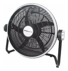 Ventilador Turbo De 20 Pulgadas Kanjihome 5 Aspas Plasticas  - 50.8 Cm - Negro - Negro - Plástico - 5