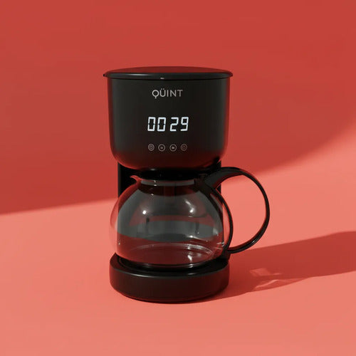 Cafetera De Filtro Quint Digital Qcm2060bd 1,2l 10a12 Tazas Negro