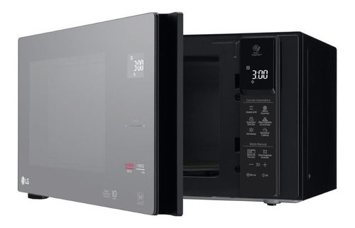 Microondas Grill LG Neochef Mh8298 Inverter Negro De 42lts