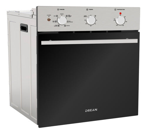 Horno Eléctrico Empotrable 60 Cm Inoxidable Drean Hedr600ci Gris
