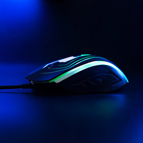 Kit Gaming Nbx Teclado, Mouse Y Pad Nbx-set1000 Rgb Color Del Mouse Negro Color Del Teclado Negro