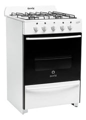 Cocina Escorial Master Classic A Gas Natural 4 Hornallas Blanca Puerta Con Visor Blanco