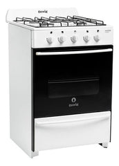 Cocina Escorial Master Classic A Gas Natural 4 Hornallas Blanca Puerta Con Visor Blanco