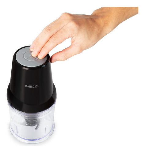 Picadora De Alimentos Picador Philco Pi23php 400w 500ml Cts Negro