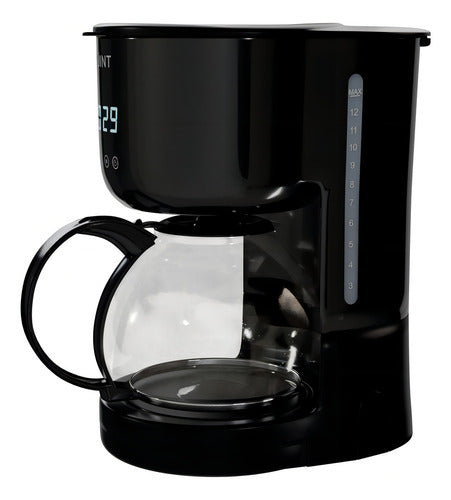 Cafetera De Filtro Quint Digital Qcm2060bd 1,2l 10a12 Tazas Negro
