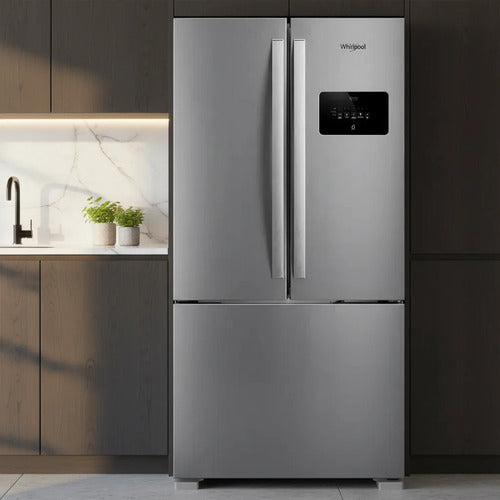 Heladera No Frost Whirlpool Wro85mk Inverter French Door Inox