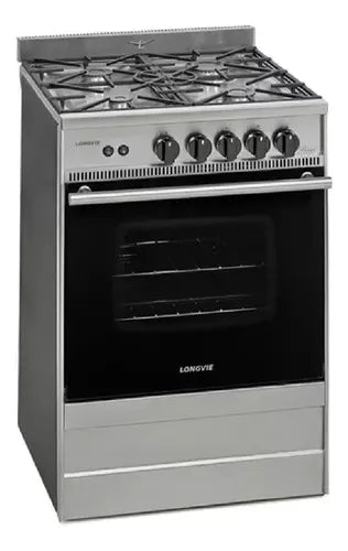 Cocina Gastronómica A Gas Longvie Bistró 31501xs Inox 56cm