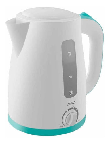 Pava Eléctrica Atma Pe1821ap2 1.7lts Selector De Temperatura Blanco