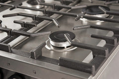 Cocina Semi Industrial Multigas Florencia 5818s Acero Inox Gris Oscuro