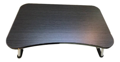 Mesa Bandeja Plegable Para Desayuno Base Notebook Negra