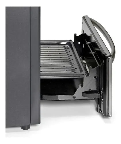 Cocina A Gas Longvie 21501 Grafito Inox Grill Eléctrico 56cm Grafito
