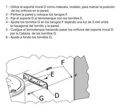 Termotanque Eléctrico De Colgar Saiar Tecc055 55lts Tio Musa Blanco