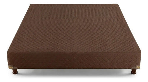 Base Sommier De 2 Plazas Cannon De 190x140x21 Cm Marrón