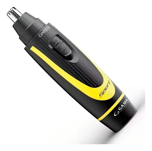 Combo Ga.ma Corta Pelo Gc542 Sport + Trimer Gnt512 Sport Negro Y Amarillo