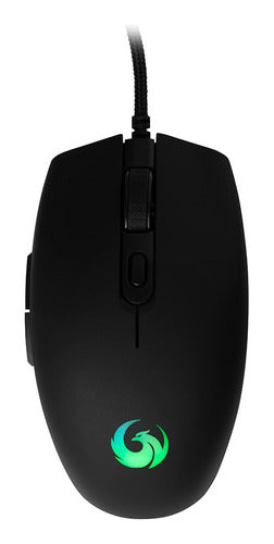 Mouse Gaming Nbx-ms07210 Rgb Personalizable Dpi 7200 7 Botones Negro