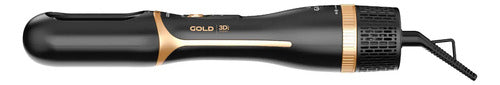 Cepillo Secador Modelador Gama Multistyler Gold Negro