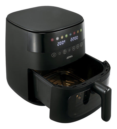 Freidora De Aire Digital Atma Fr248abp Negro 1750w 8l 8prog Negro