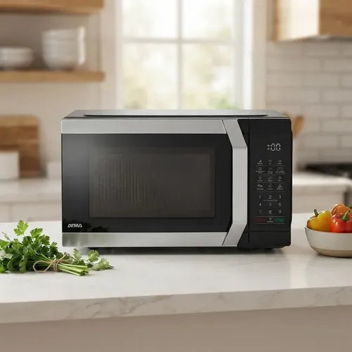 Microondas Digital Atma Matdgb23uan 23litros Con Grill Negro