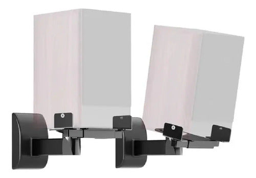 Soporte Para Parlante X 2 Onebox Ob-sp15 Universal - Negro