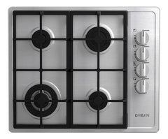 Anafe Con Alimentación A Gas - Drean Agdr60eia Color Acero Inoxidable - 4 Hornallas