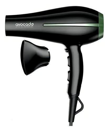Secador De Pelo Gama Bora Avocado Ceramic Ion Dc Fama Negro