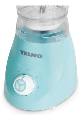 Licuadora Yelmo Lc-1009 Celeste 1.5l Con Jarra De Plástico